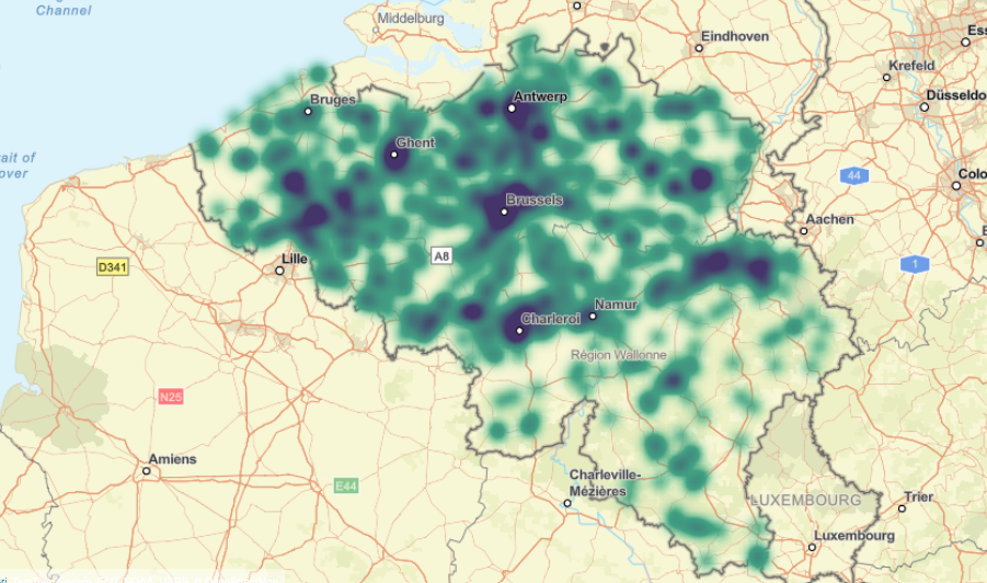 spreiding vacatures buschauffeurs